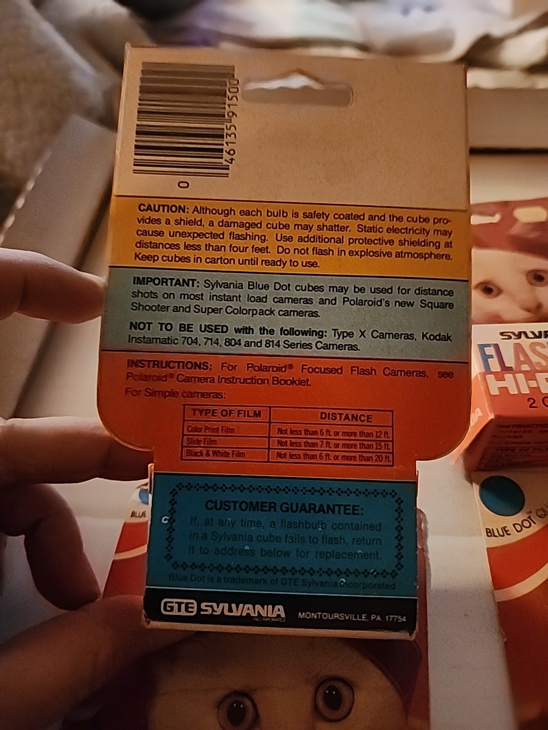 Vintage Sylvania Flashcubes Blue Dot 2cubes Per Box Lot Of 4 Boxes