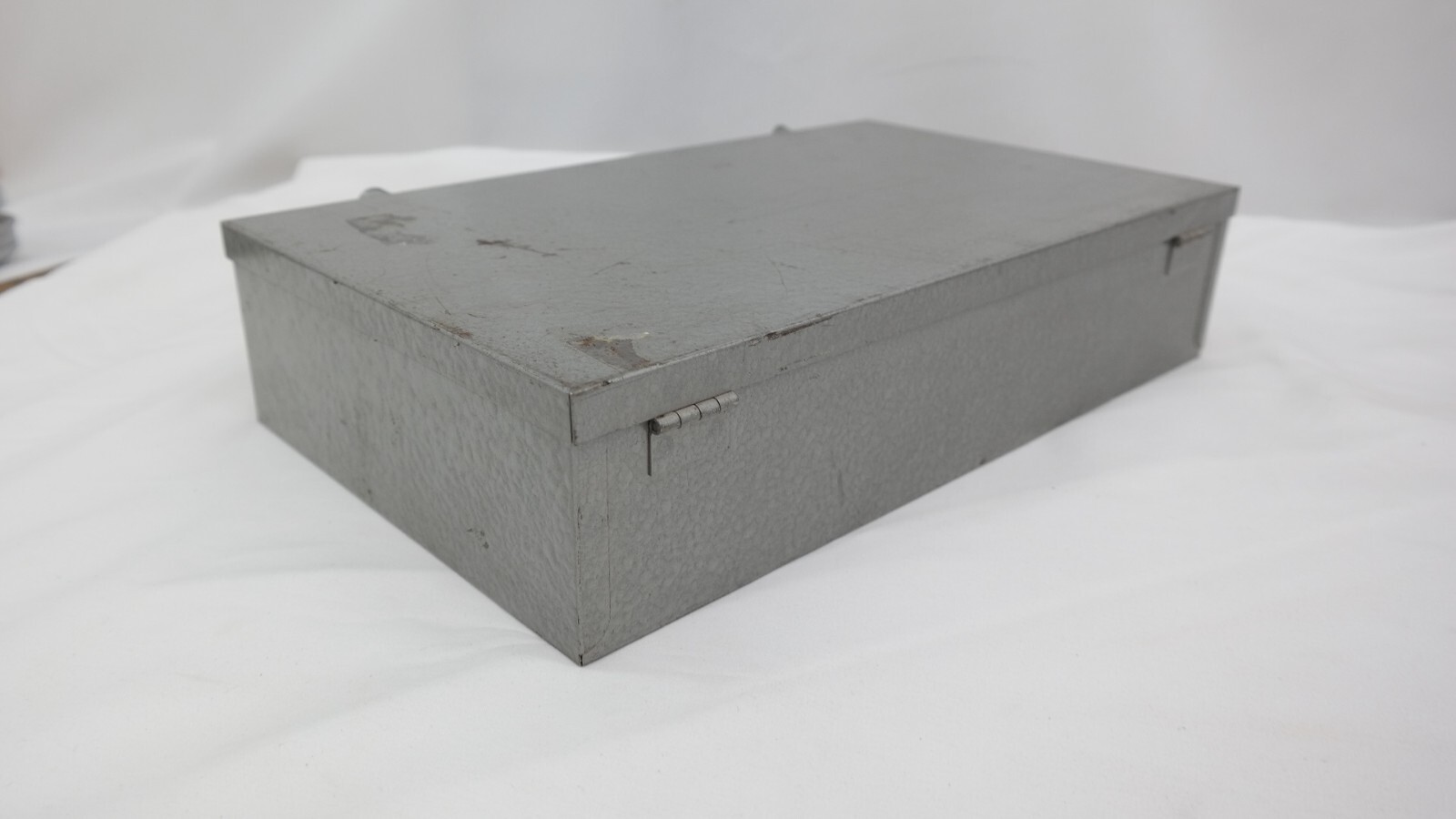 Vintage Brumberger Metal 35mm Photo Slides Storage Case 13″ x 7.5″ TF