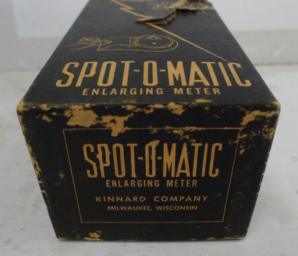 Kinnard Spot-O-Matic Enlarging Meter with Box & Instructions Vintage – UNtested