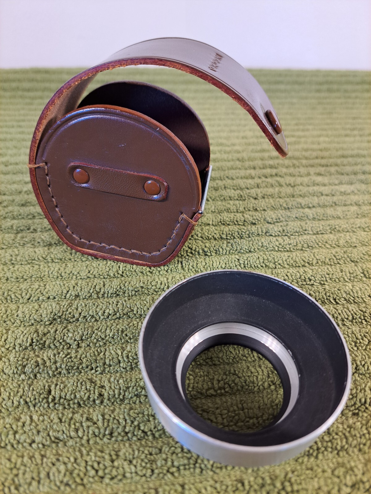 Vintage Tiffen Series 6 for Culminar F2.8 4.5 Lens Hood w Topcon Leather Case