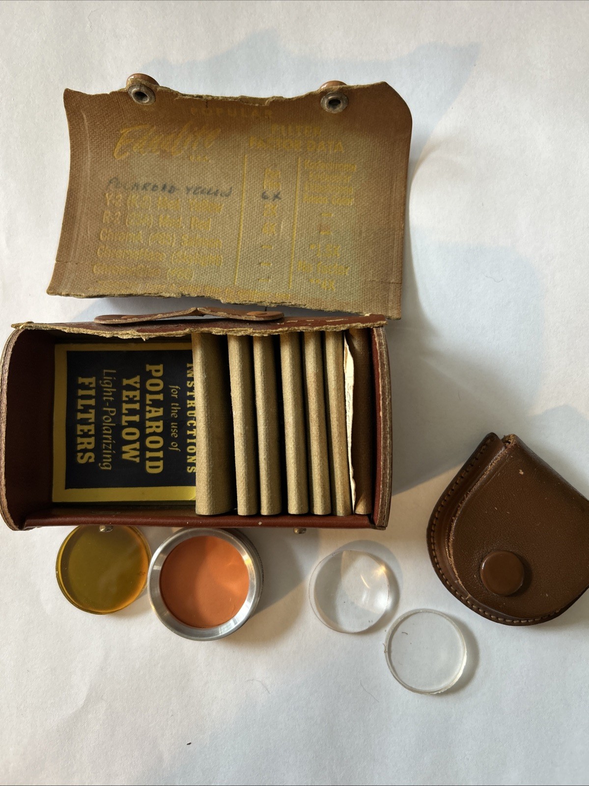 Vintage Ednalite filter kit lot Series 4 With Case *Read* Camera Photography