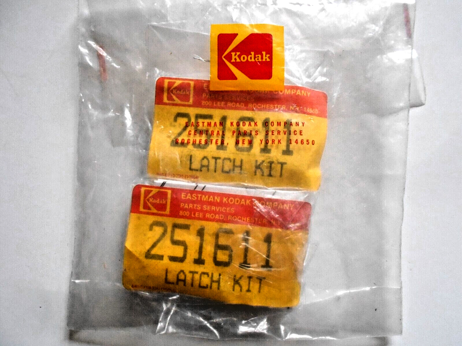 2 – Vintage Eastman Kodak Latch Kit No. 251611 Repair Parts
