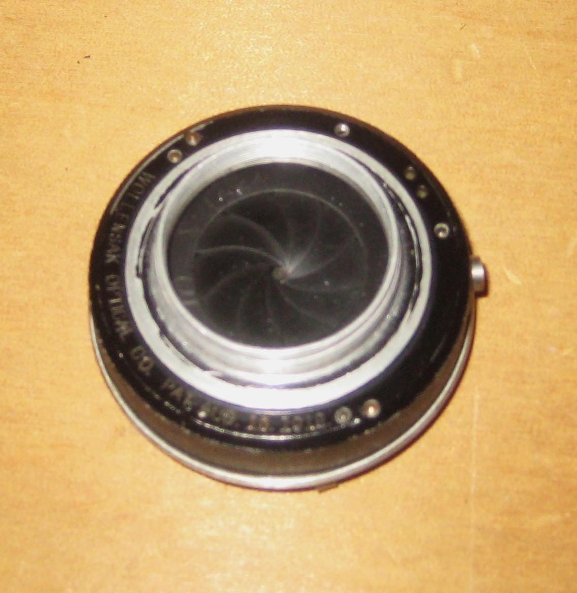 Vintage WOLLENSAK SHUTTER ASSEMBLY 2 lenses Aug. 13, 1912