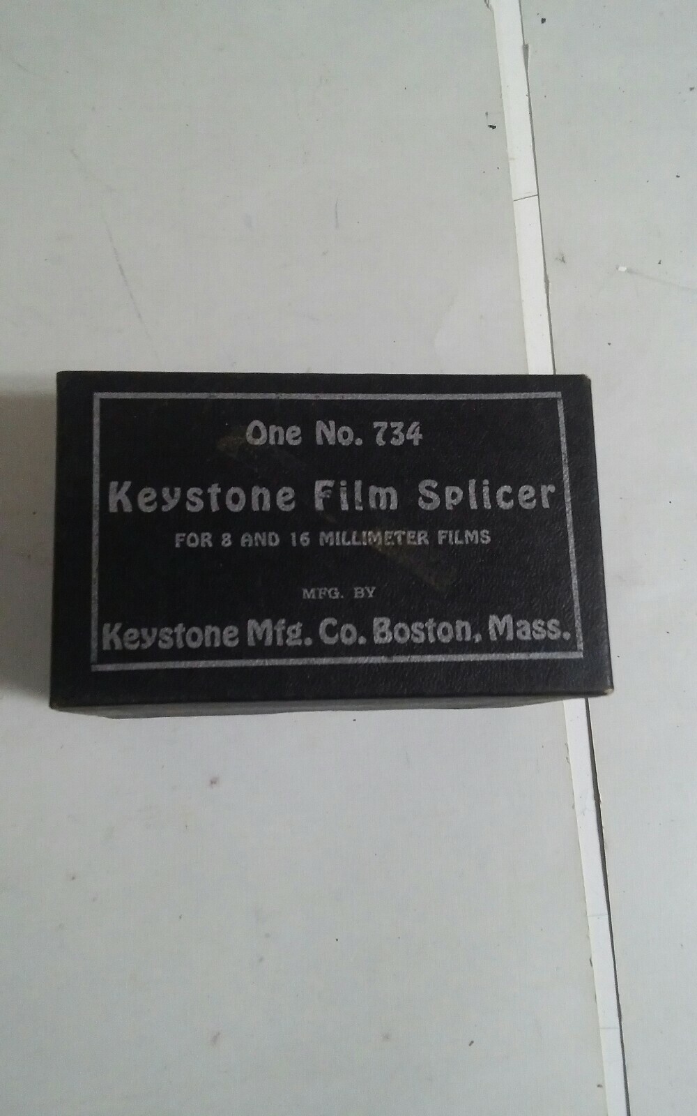 Vintage Keystone Film Splicer No. 734 In Original Box Movie