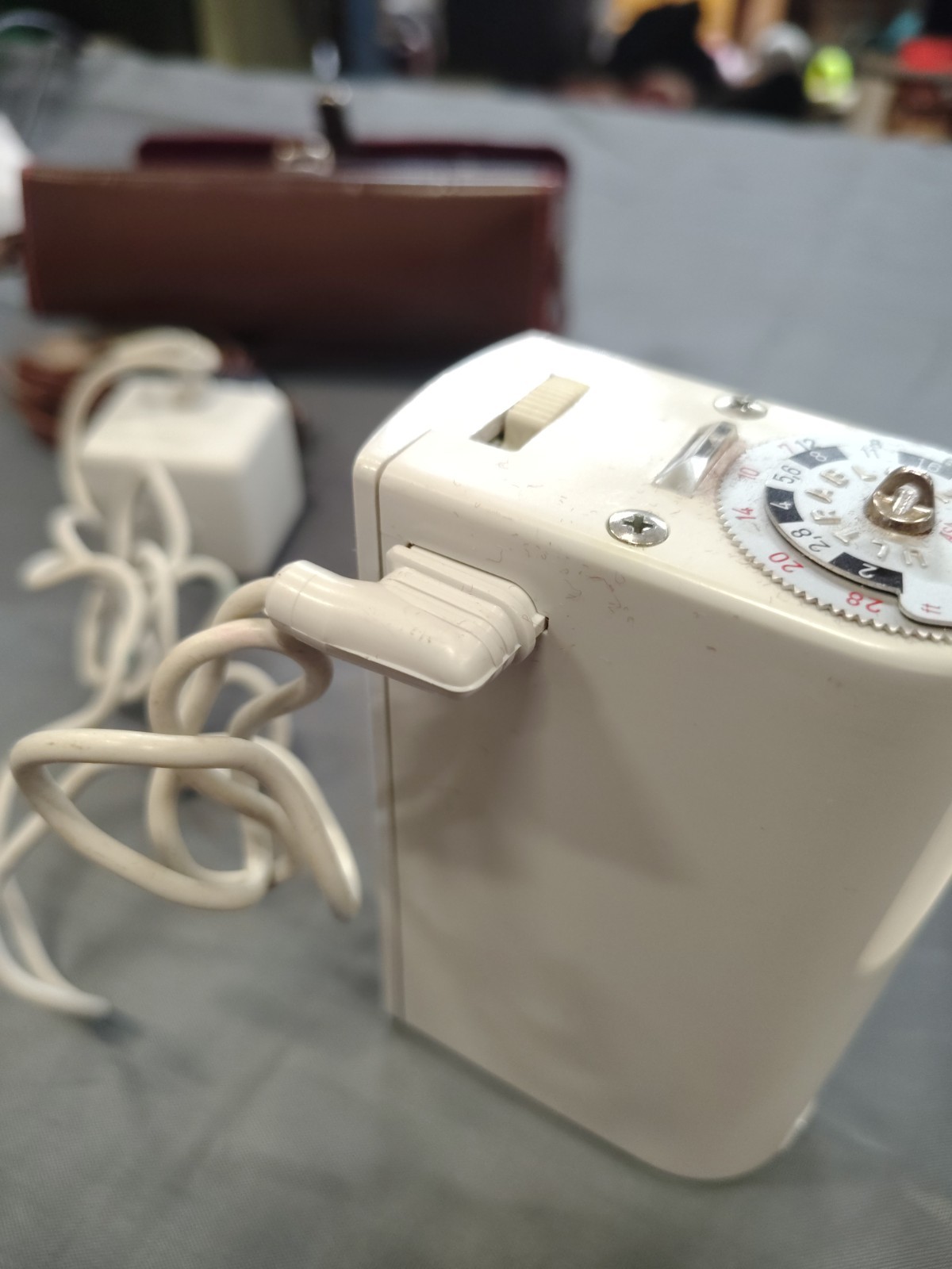 VTG FLASH ULTRABLITZ Electronic Charger Power Cord Leather case Made in Germany