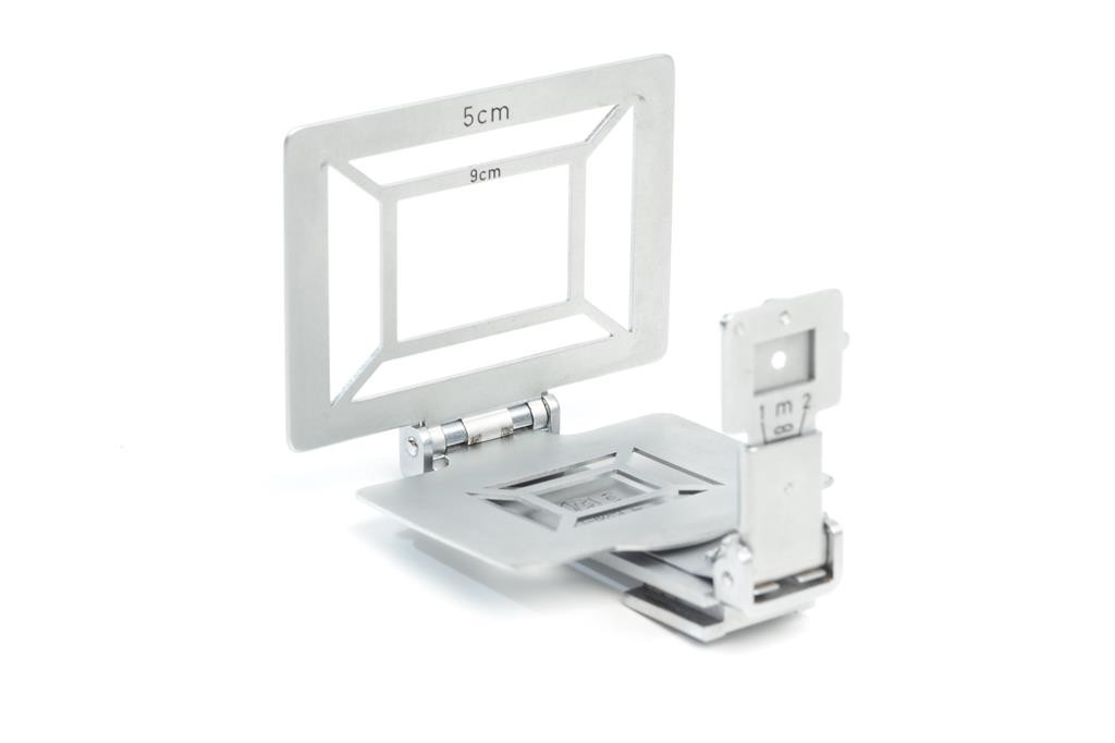 Leitz Leica Rosol Frame Finder Chrome 5Cm 9Cm 13.5Cm W. Box