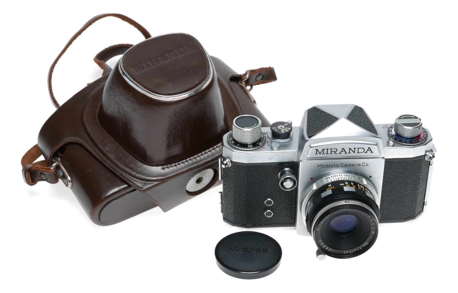 Miranda Model ST 35mm SLR Film Camera 1:2.8 f=5cm Rare