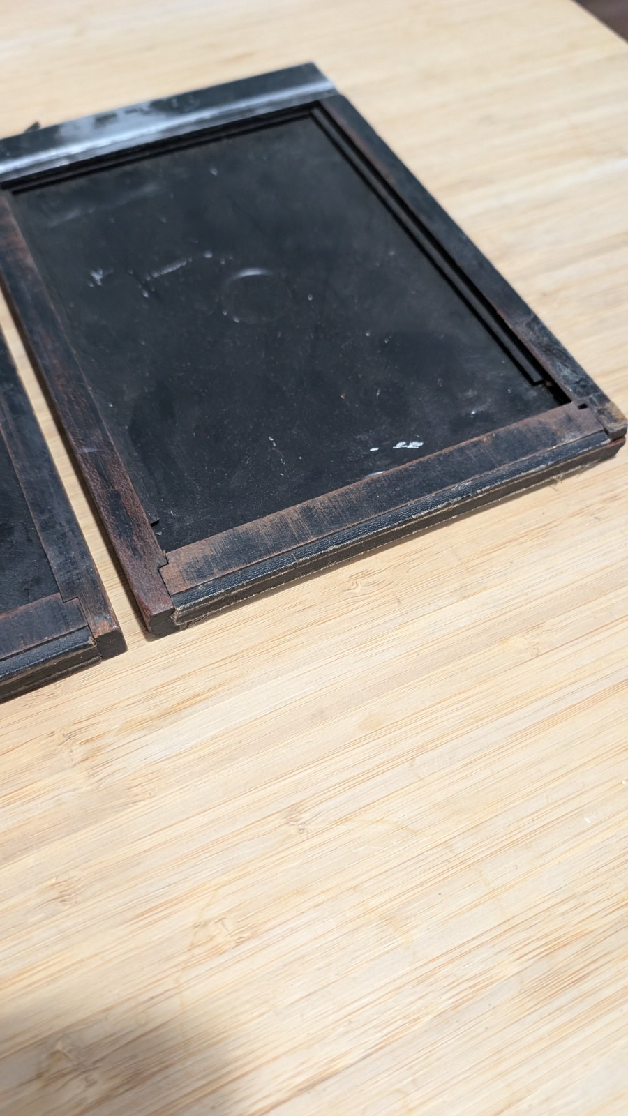 Lot of (2) Vintage Wood View Camera Film Holders L.F. Deardorff ?