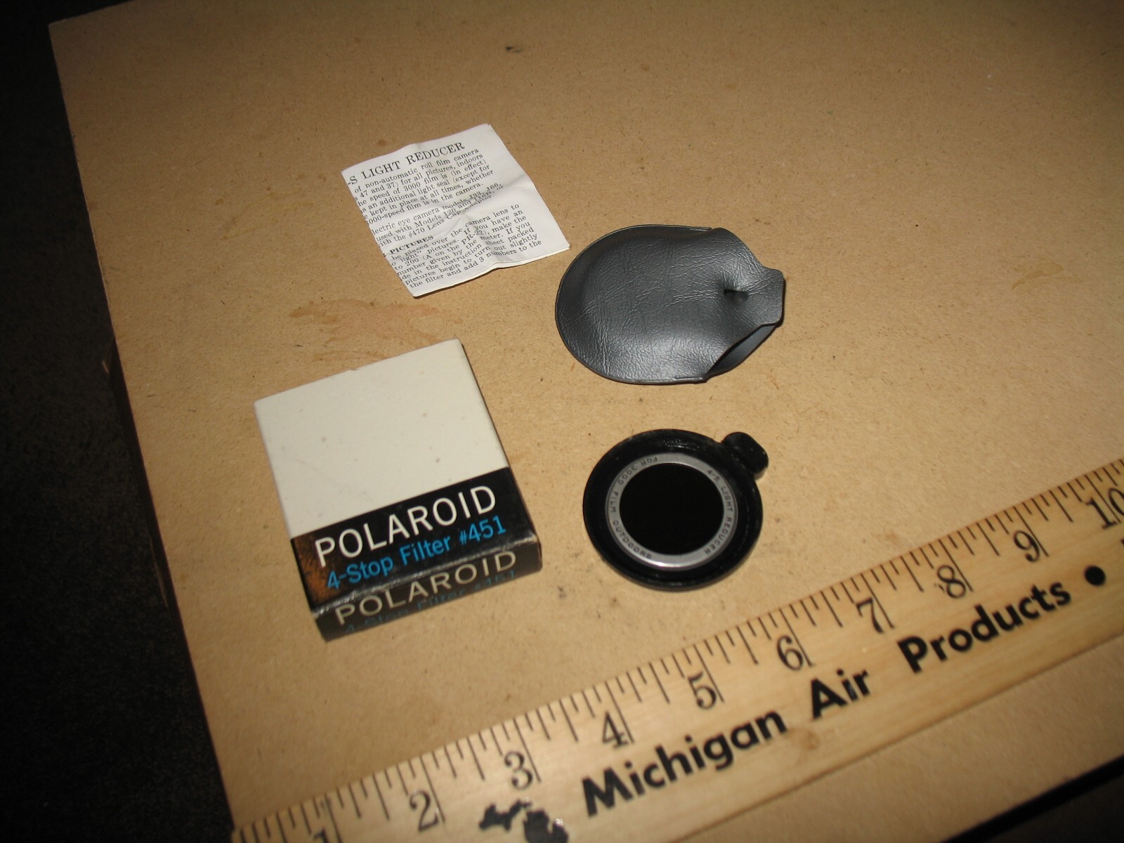 VTG NOS? POLAROID 4 STOP FILTER #451 LIGHT REDUCER FOR 3000 SPEED FILM