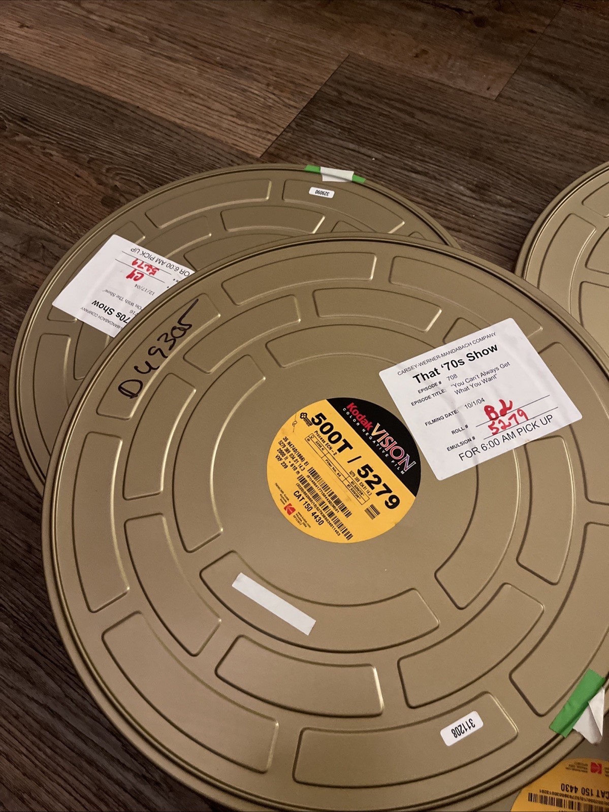 “ That 70s Show ” Large 15″ Original Tin Canister 35mm Kodak Film Empty 2000ft