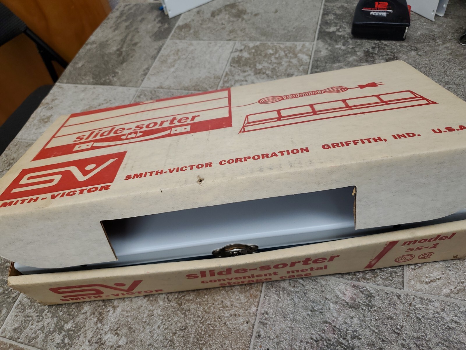 Vintage Smith-Victor Slide Sorter Model SS1 Metal Case Preowned Works GUC