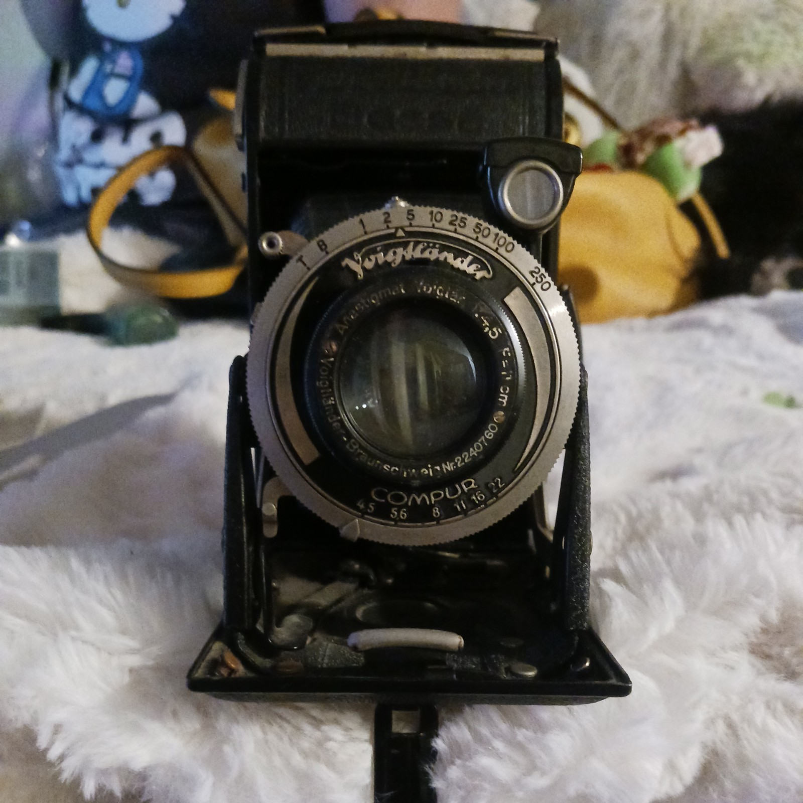 Voigtlander Bessa Rollfilm Folding Camera Voigtar 6.3 10.5cm