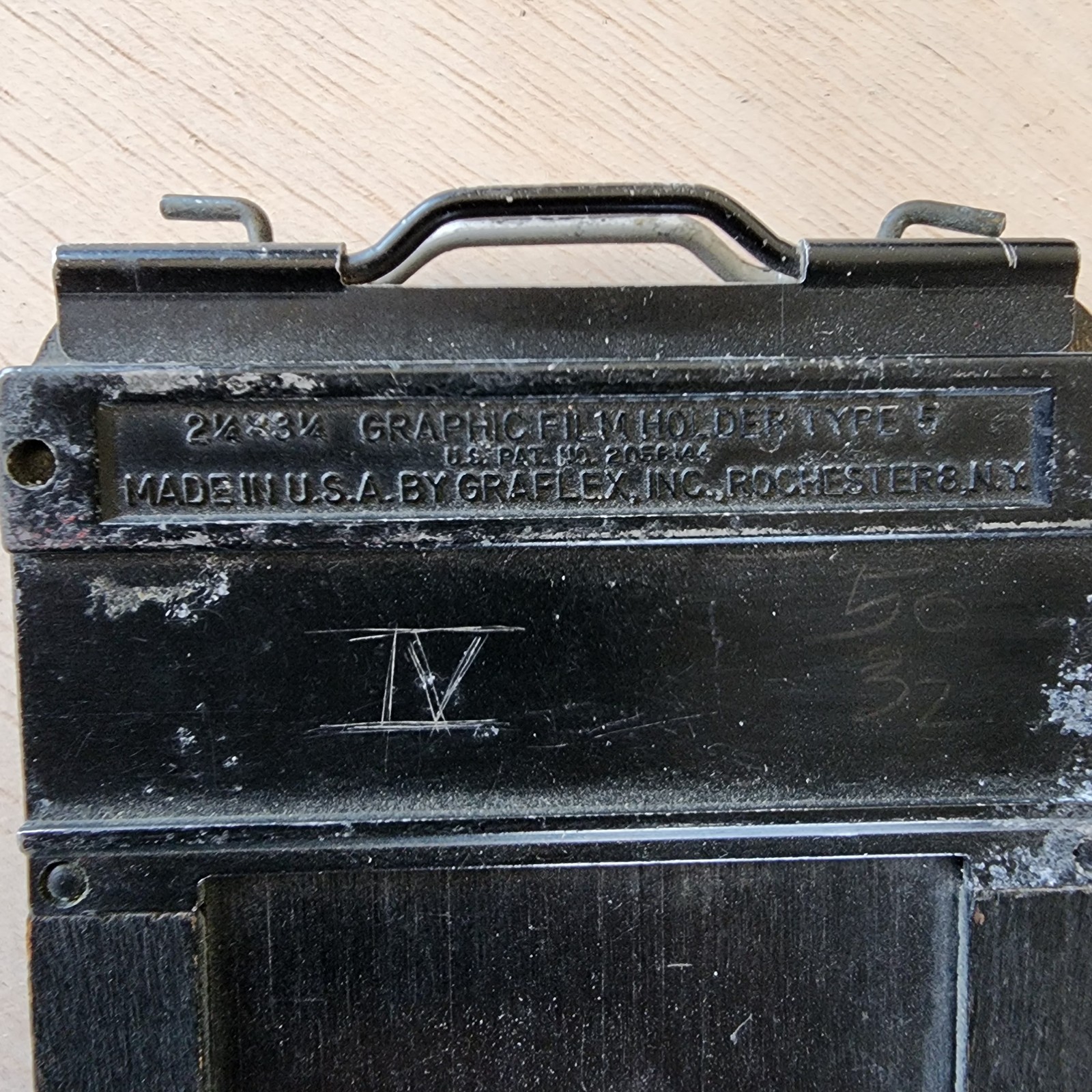 Lot of 3 Graflex 2×3 Graphic Film Holders Type V – Vintage – 1 Incomplete