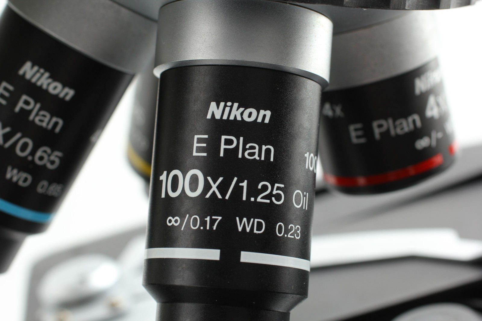 [MINT] Nikon Eclipse E200 Microscope E Plan 4x 10x 40x 100x Oil lens From Japan
