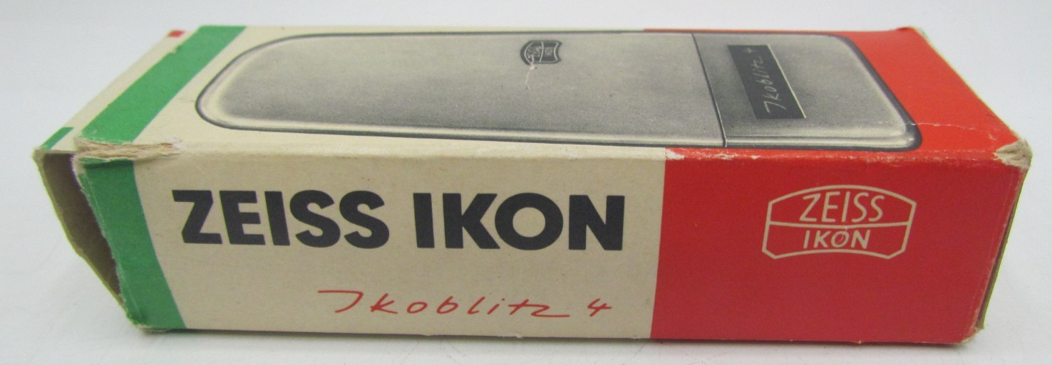 Vintage Zeiss Ikon Ikoblitz 4 Camera Flash Unit Original Box 20.2214 Great Cond