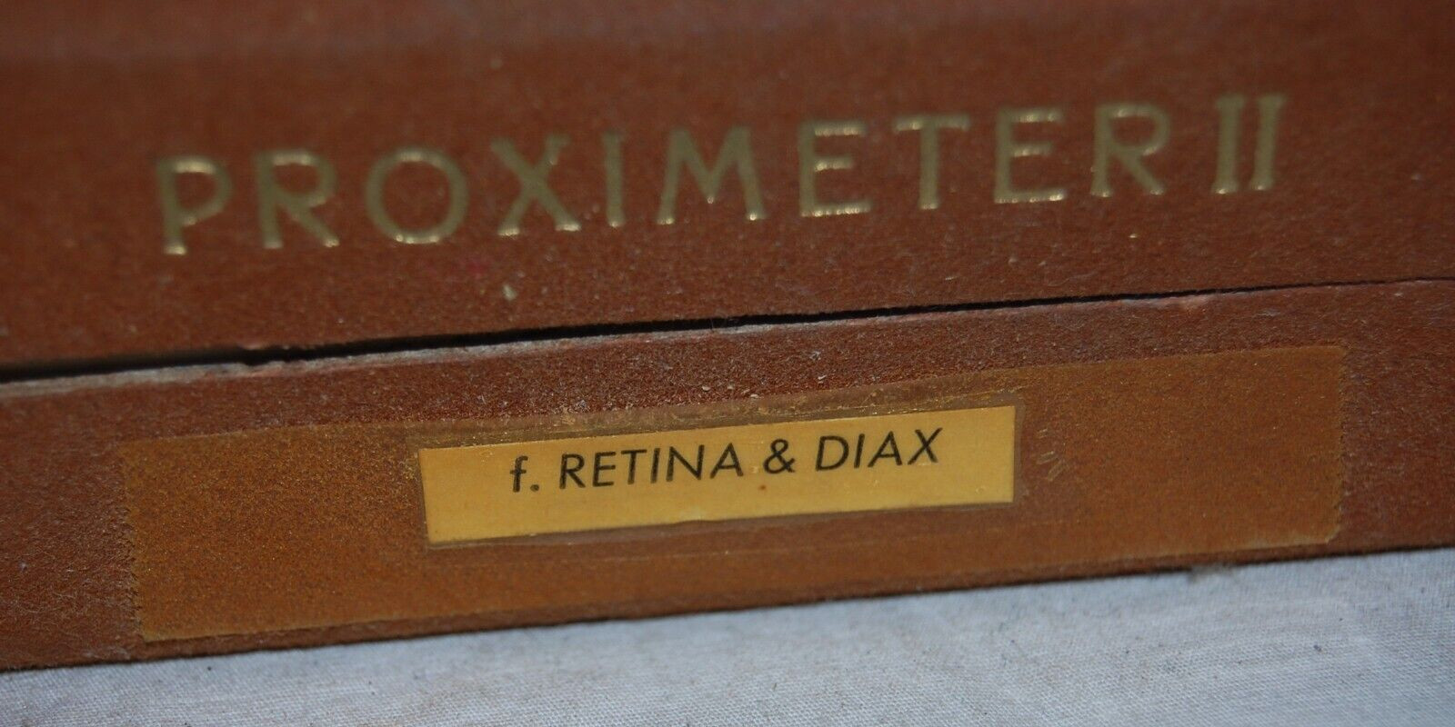 Hermann Schneider PROXIMETER II Close Up Lens Vintage Photography With Case +