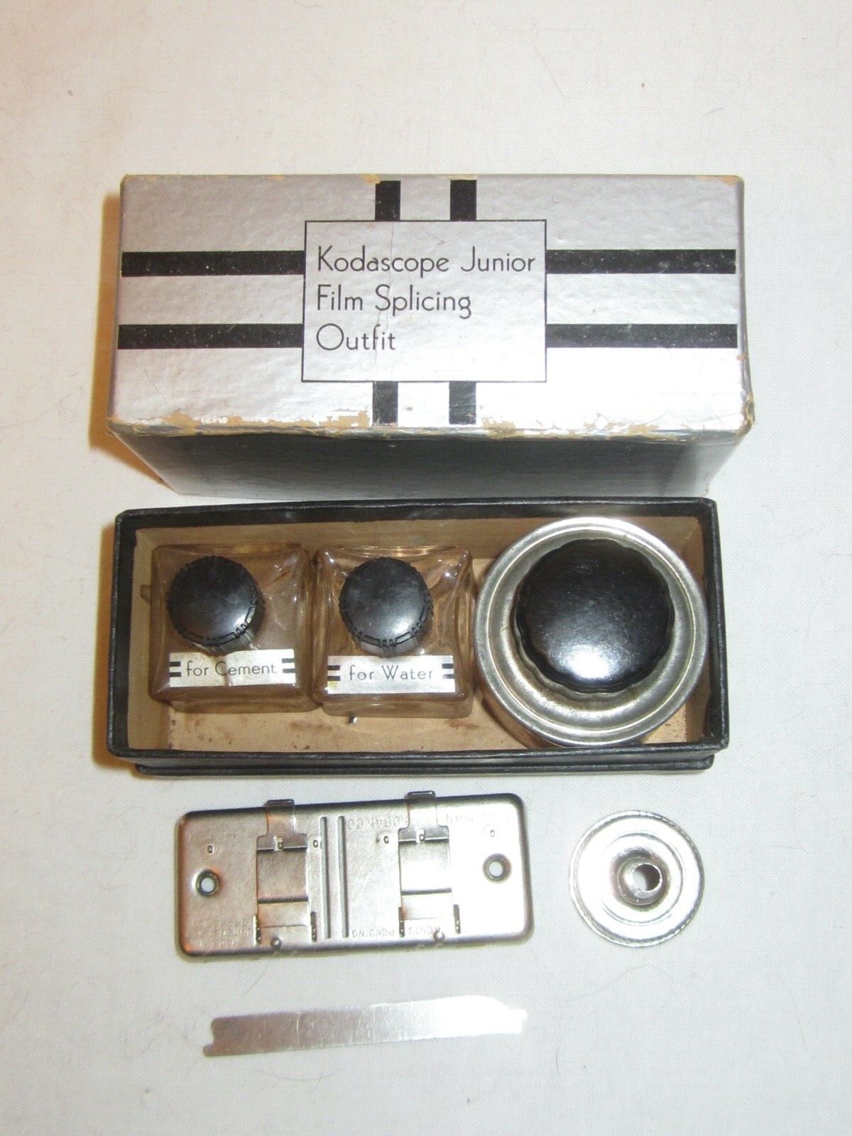 Vintage Kodacope Junior Film Splicing Outfit Boxed 6 Piece Set