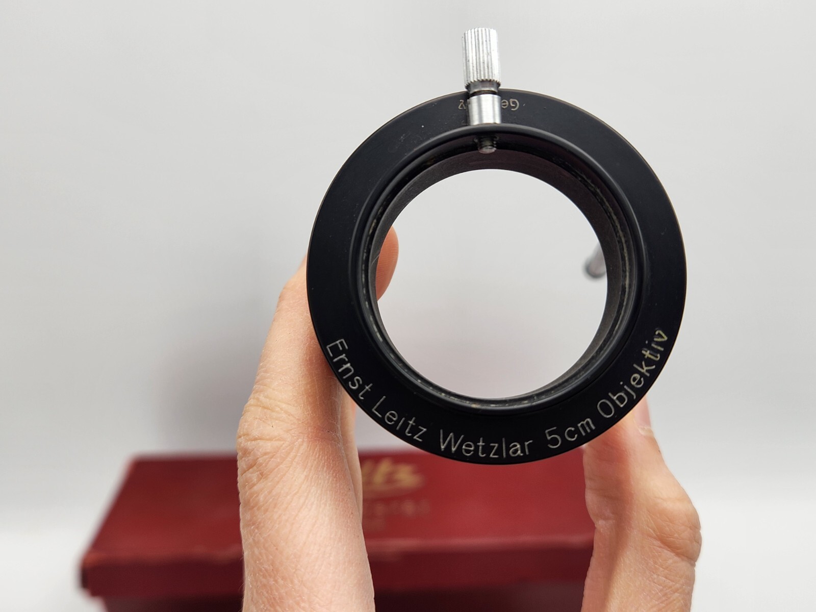 Leica Leitz Wetzlar BAZOO Hilfsgerät Close Up Copy Stand in Original Box Germany