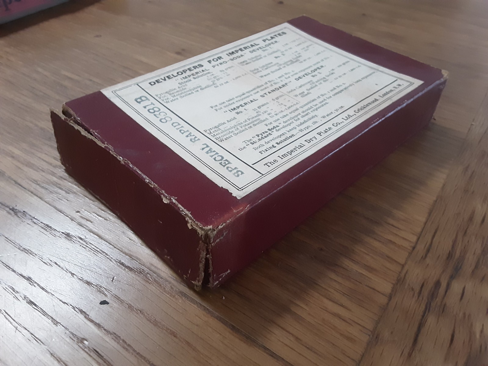 Rare Antique Box Of Photographic Plates, 5 1/2 x 3 1/4, Imperial Dry Plate Co