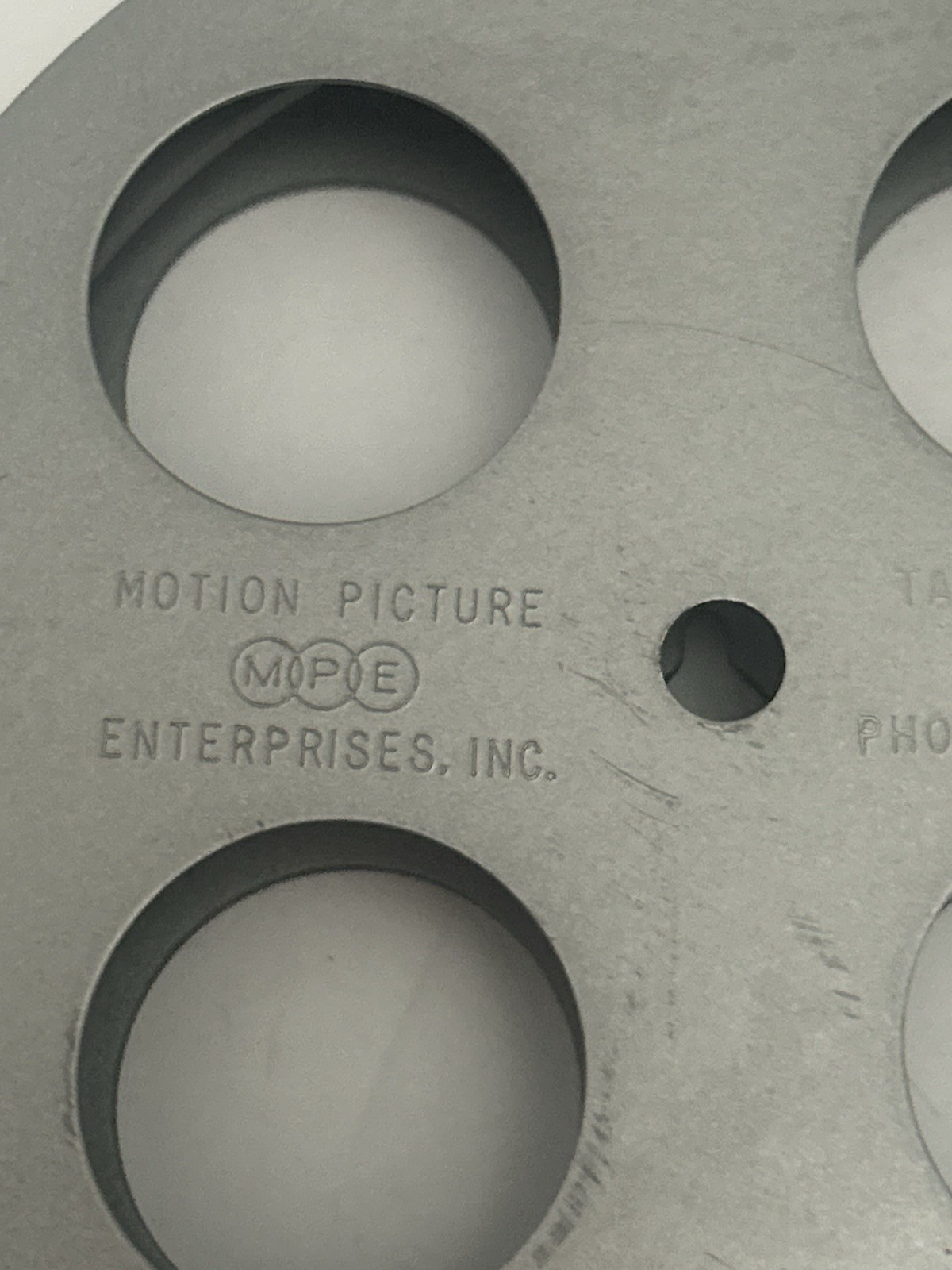 Vintage 16mm Aluminum Film Reel Motion Picture Enterprises MPE Tarrytown NY
