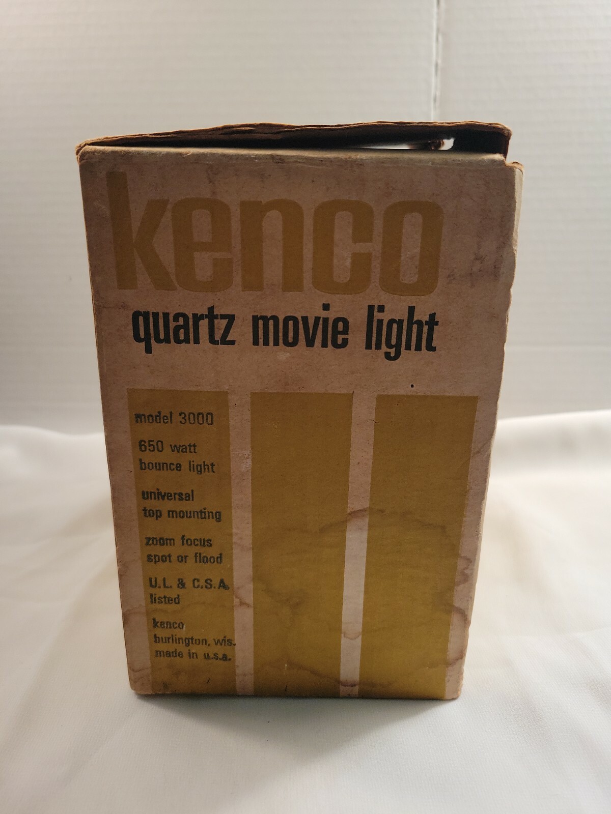 Vintage Kenco Super 8 Quartz Movie Light 3000