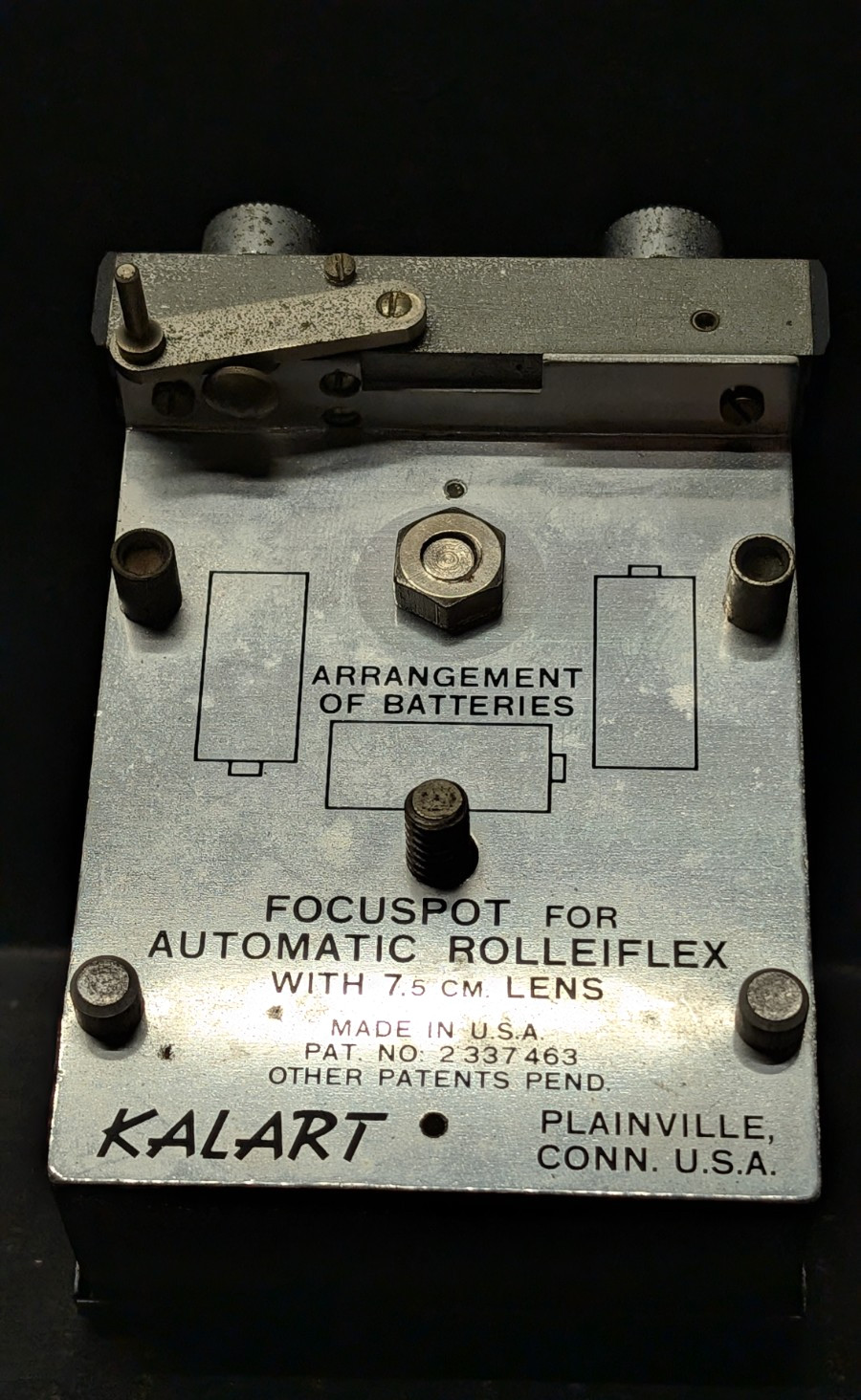 Vtg Kalart Focuspot for Automatic Rolleiflex with F:3.5 7.5 CM Lens Original Box