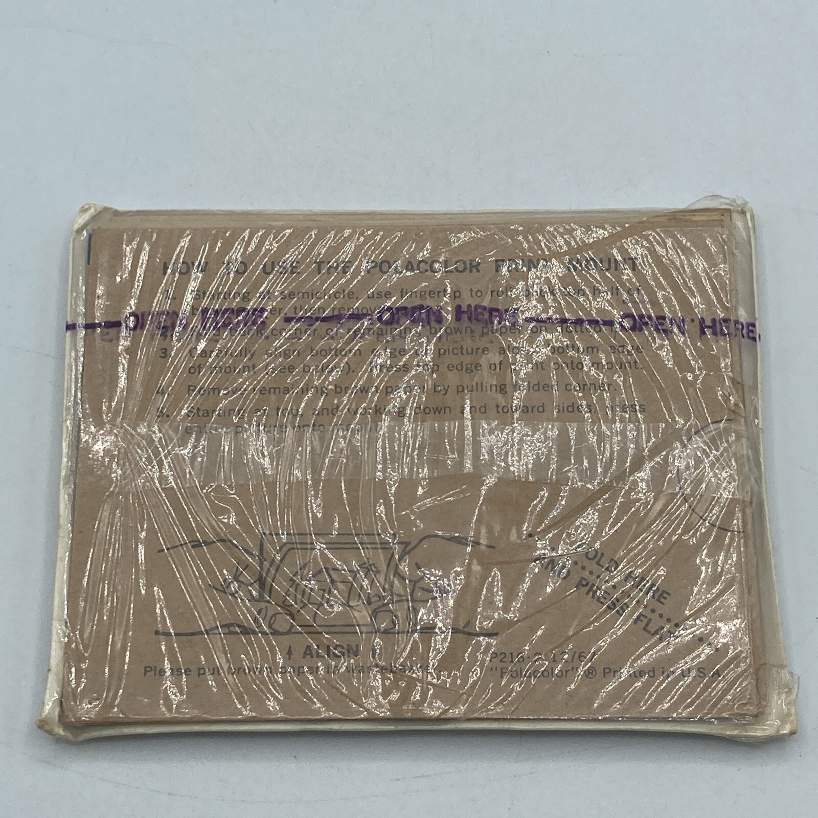 POLAROID Polacolor Print Mounts Unopened and Print Coater