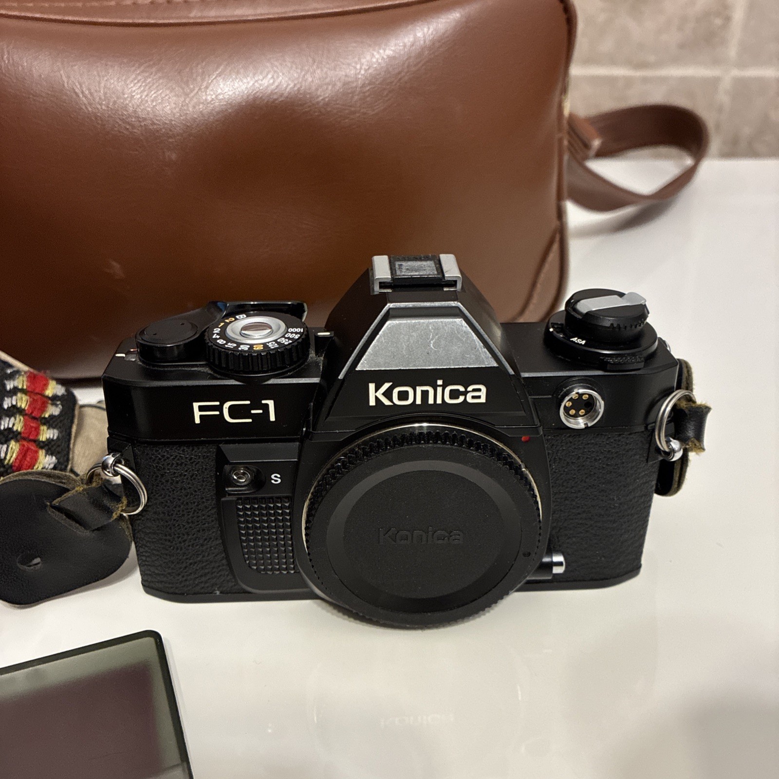Konica FC-1 ,3 Lens,7cromofilter,leather Bag Konica Cable Swich Konica X 24 Flas