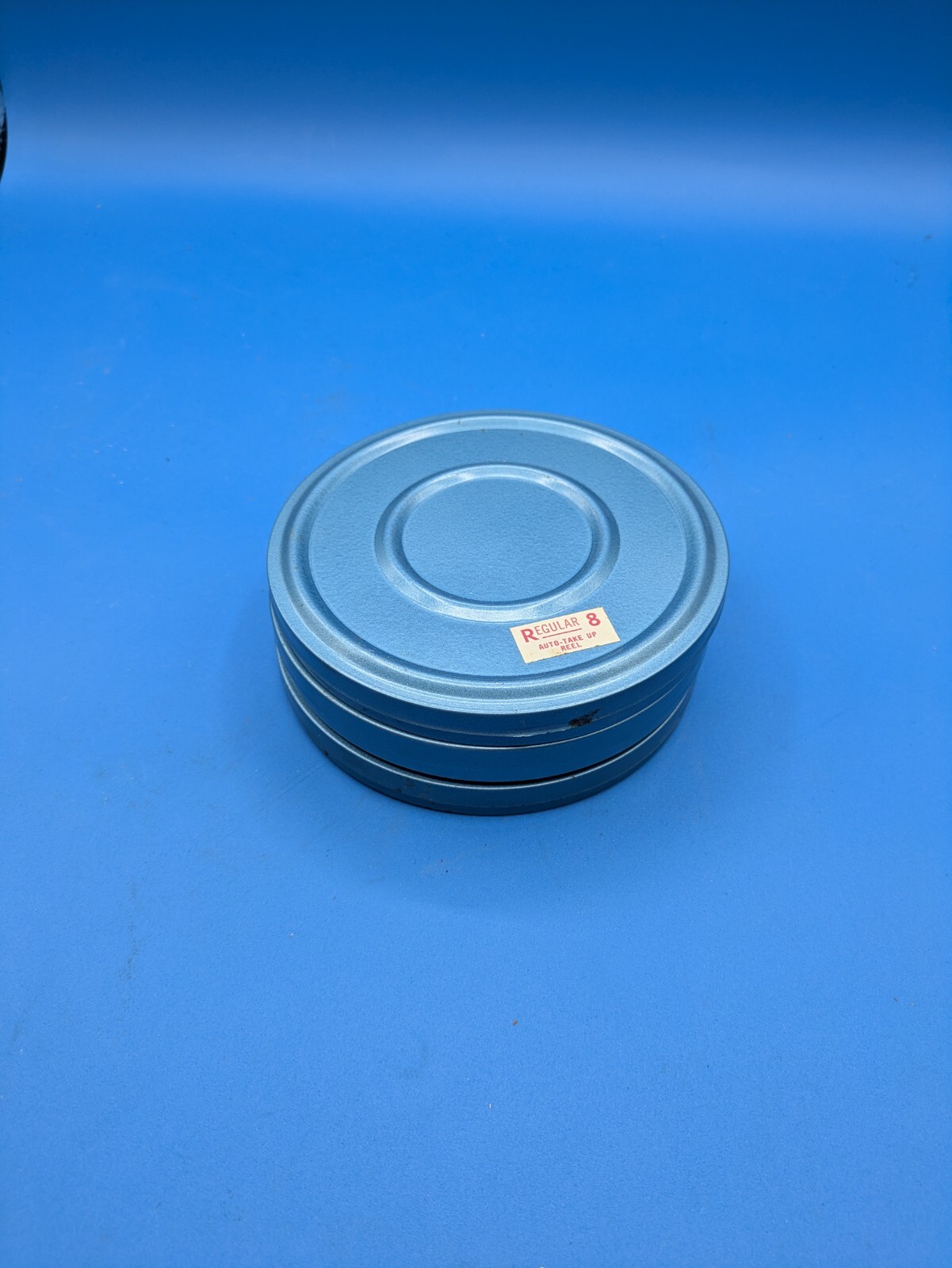 Lot of 3 Vintage Compco Metal Film Movie Reels & Canister Case