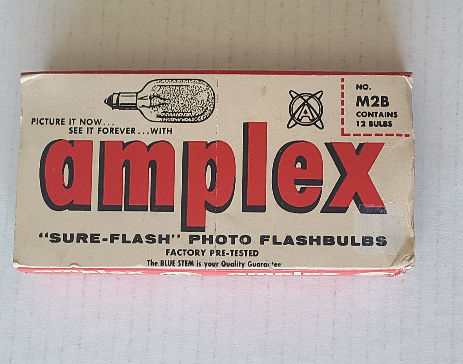 Amplex Photo Flashbulbs 10 Bulbs in Original Package