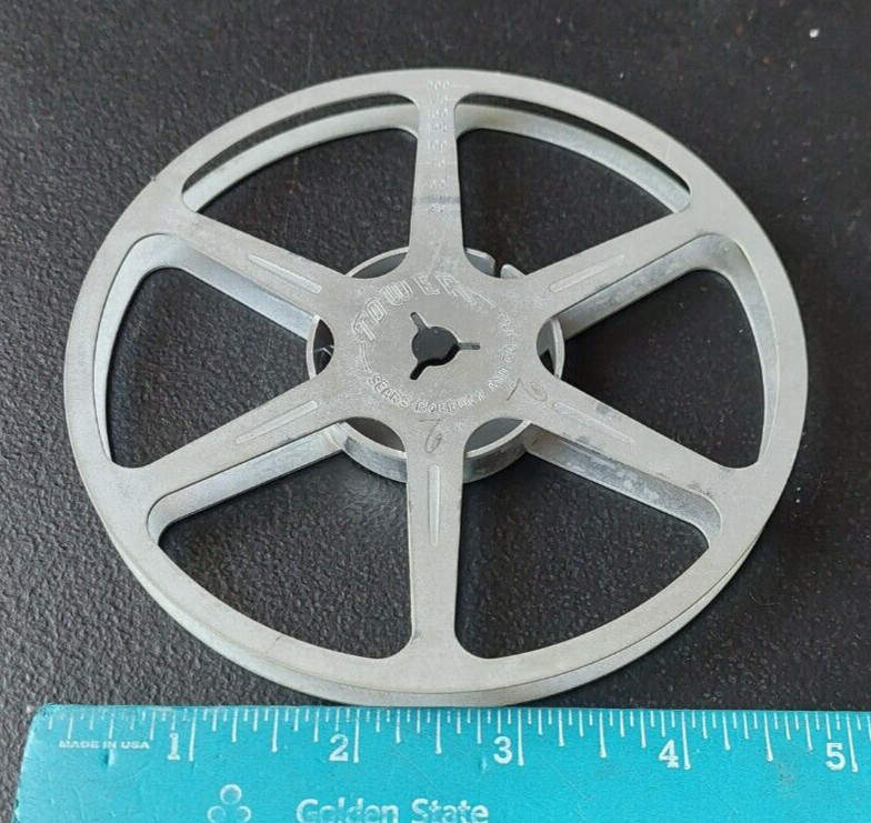 TOWER EMPTY FILM REEL. SEARS ROEBUCK AND CO. NO CANNISTER. 2