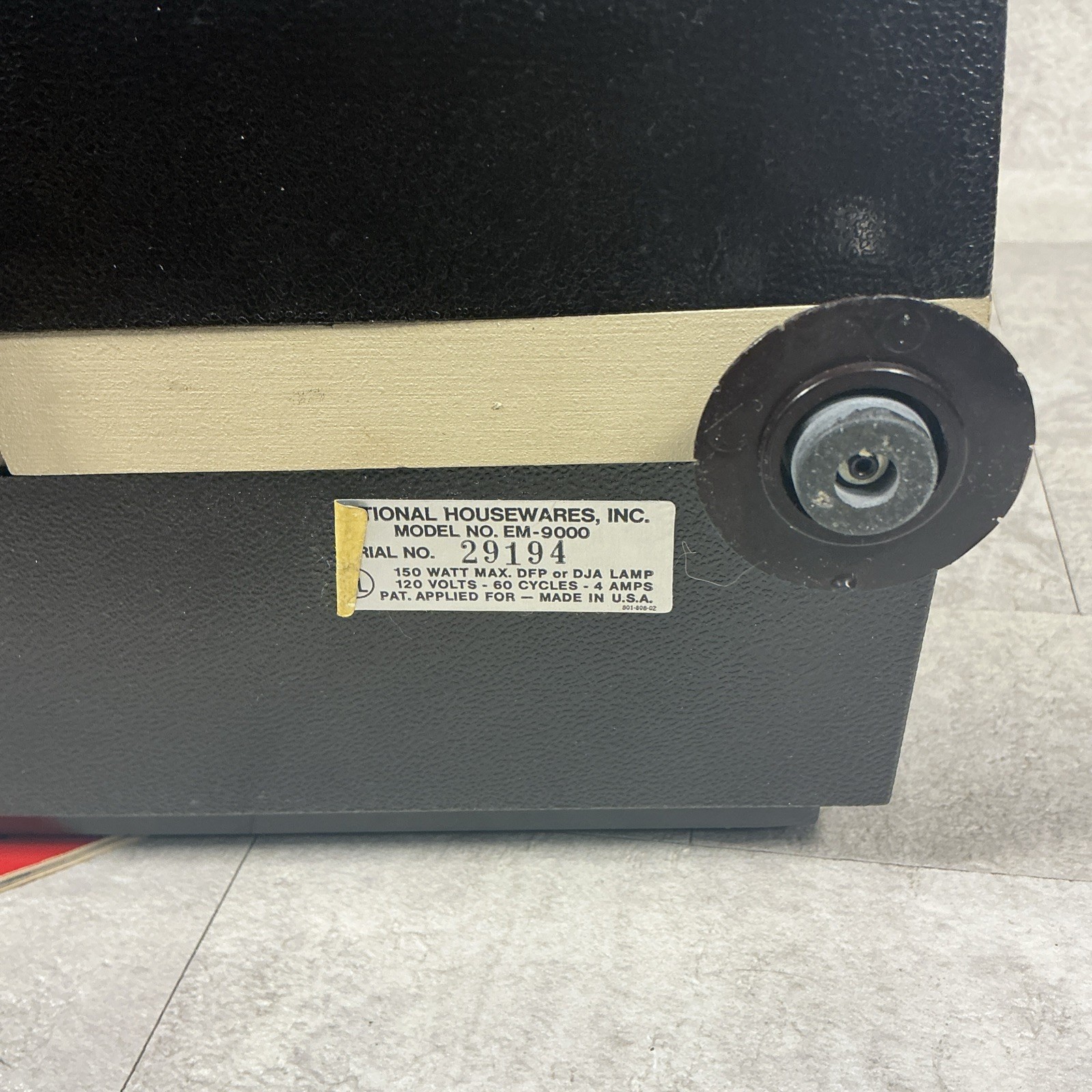 Super 8, EMDEKO Projector.EM-9000, Box & Instructions Tested Working