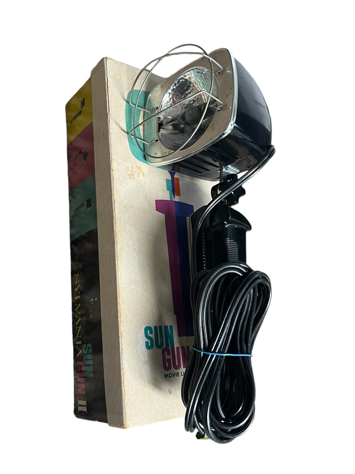 VTG Sylvania Sun Gun II Movie Light Model SG-55 W/ Original Box