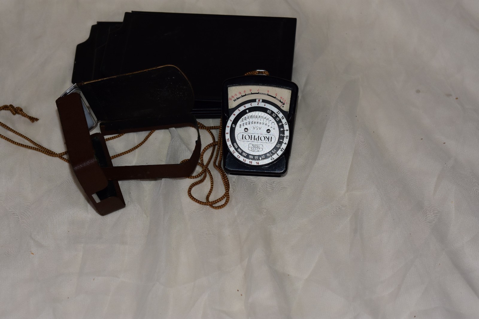 Weird Photo Gear: 1 Camera, 3 Light Meters, 6 Film Holders Parts Only