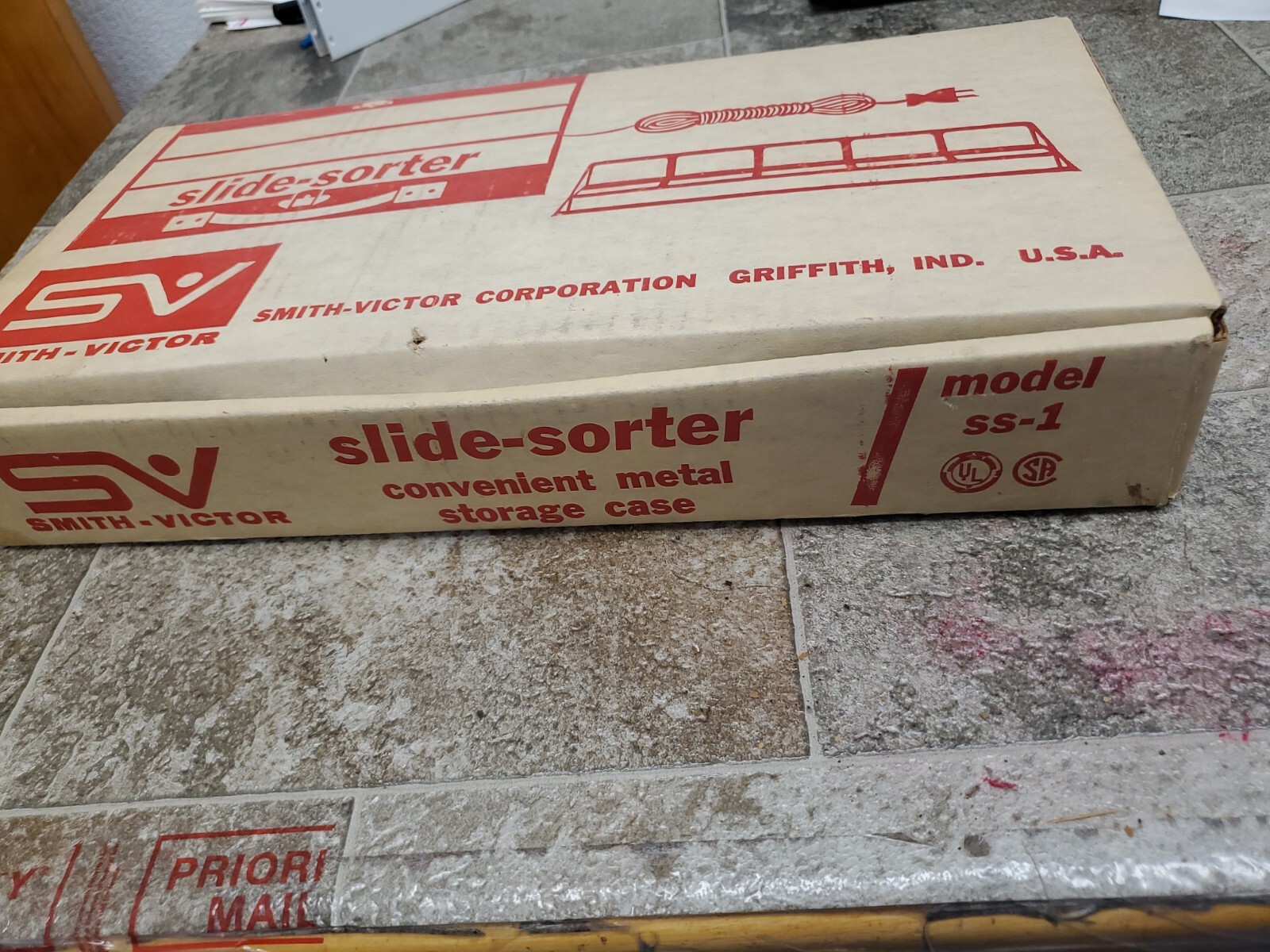 Vintage Smith-Victor Slide Sorter Model SS1 Metal Case Preowned Works GUC