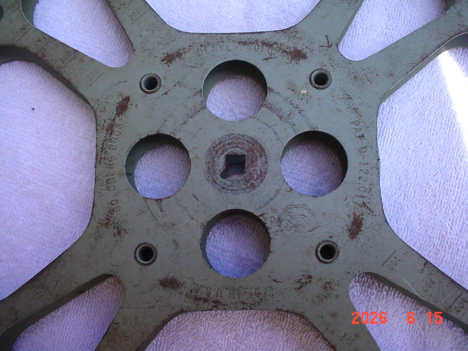 Vintage 16mm Goldberg Brothers Movie Reel Metal 12 Inches
