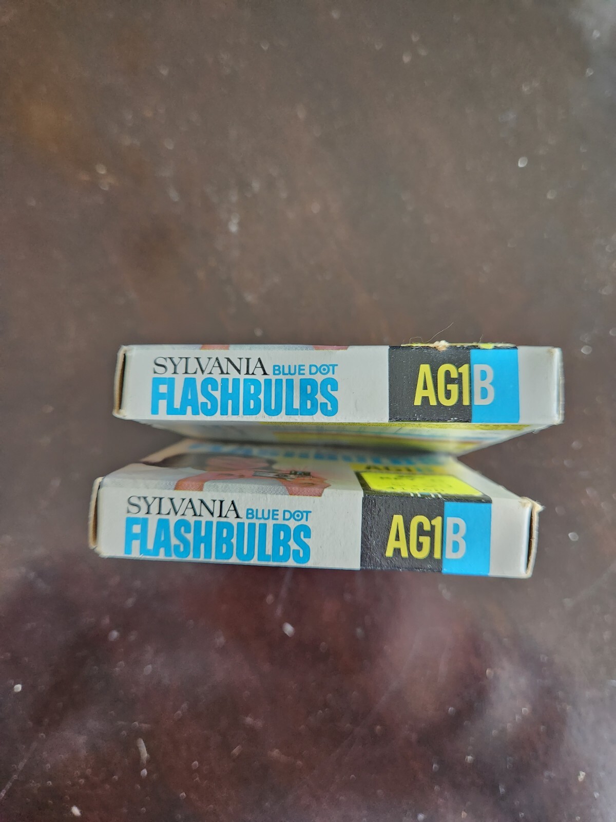 2 Boxes Vintage Sylvania Flashbulbs Blue Dot AG1B – 24 Bulbs – New In Box