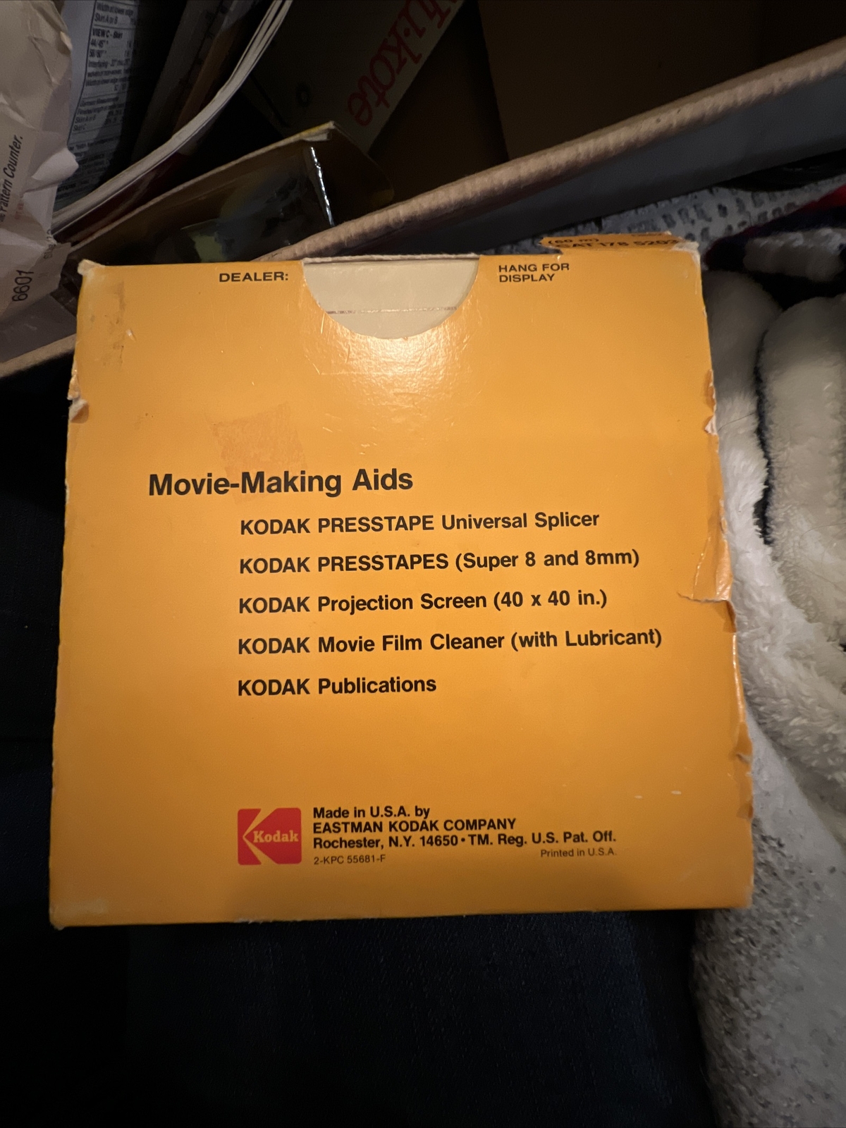 Vintage Kodak 882 Movie Reel Super 8 & 8mm 200ft with Box