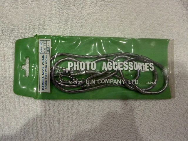 VINTAGE U.N. COMPANY U.N.-511 100CM CAMERA NECK CHAIN JAPAN NOS
