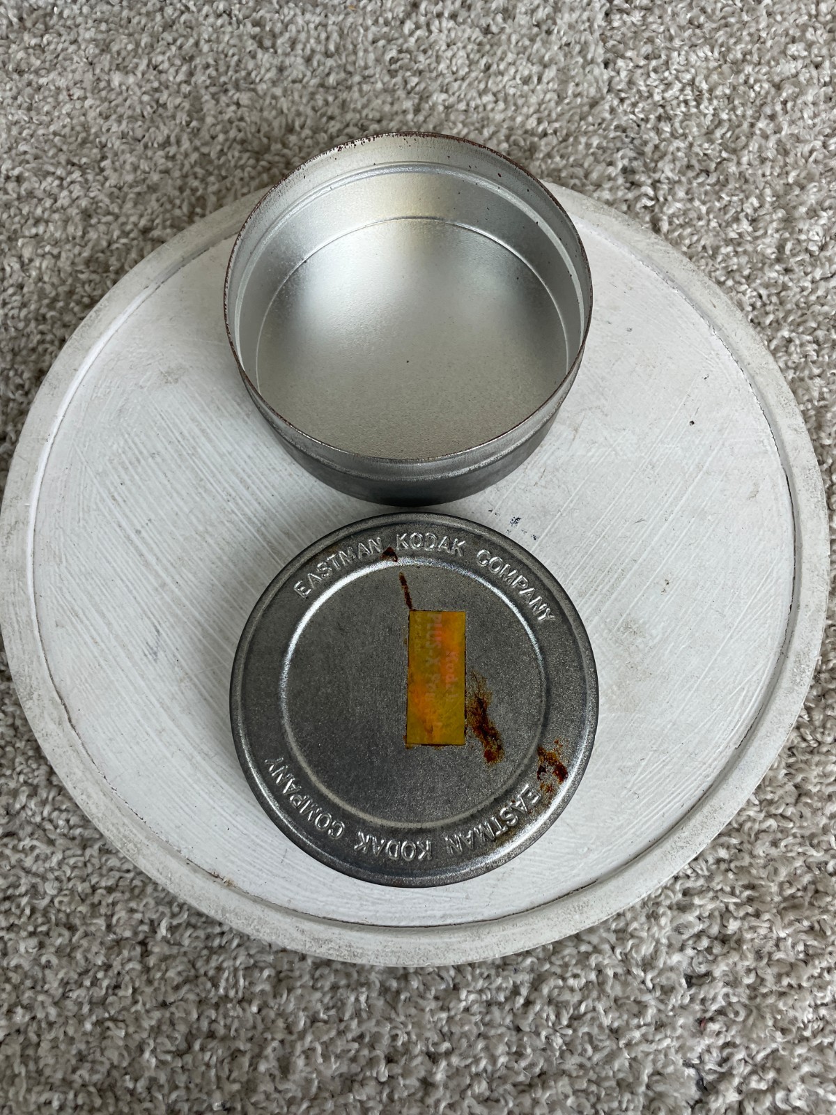 Vintage Eastman Kodak Company Metal Film Canisters Panatomic-X Film