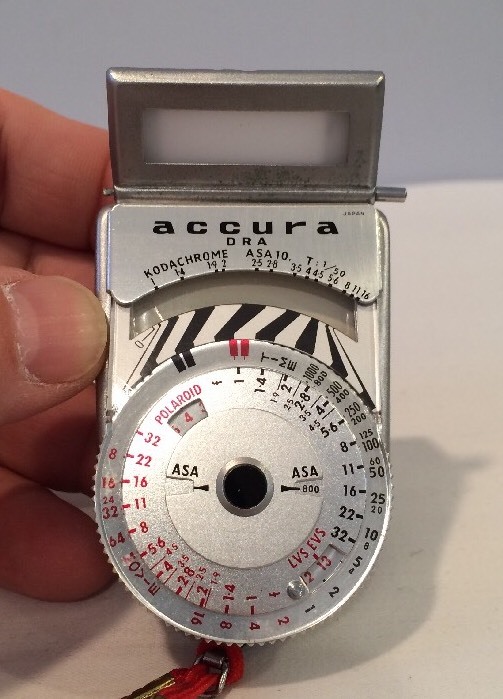 VTG Accura Photo Electric Exposure Meter With Leather Case In Original Box Japan
