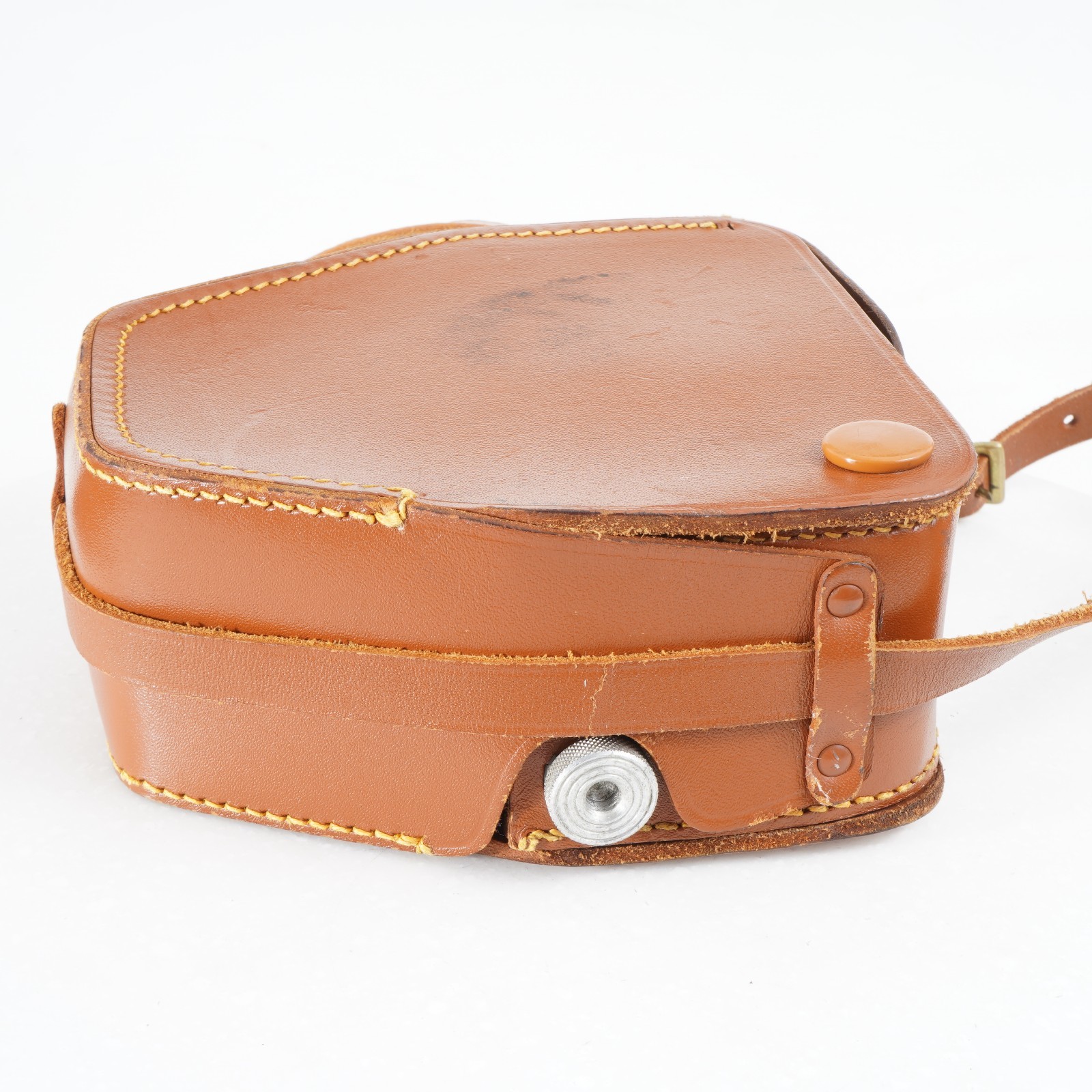 -Paillard Bolex Luxury Leather Case For 8mm Movie Cameras B8 C8 D8 W/ Strap