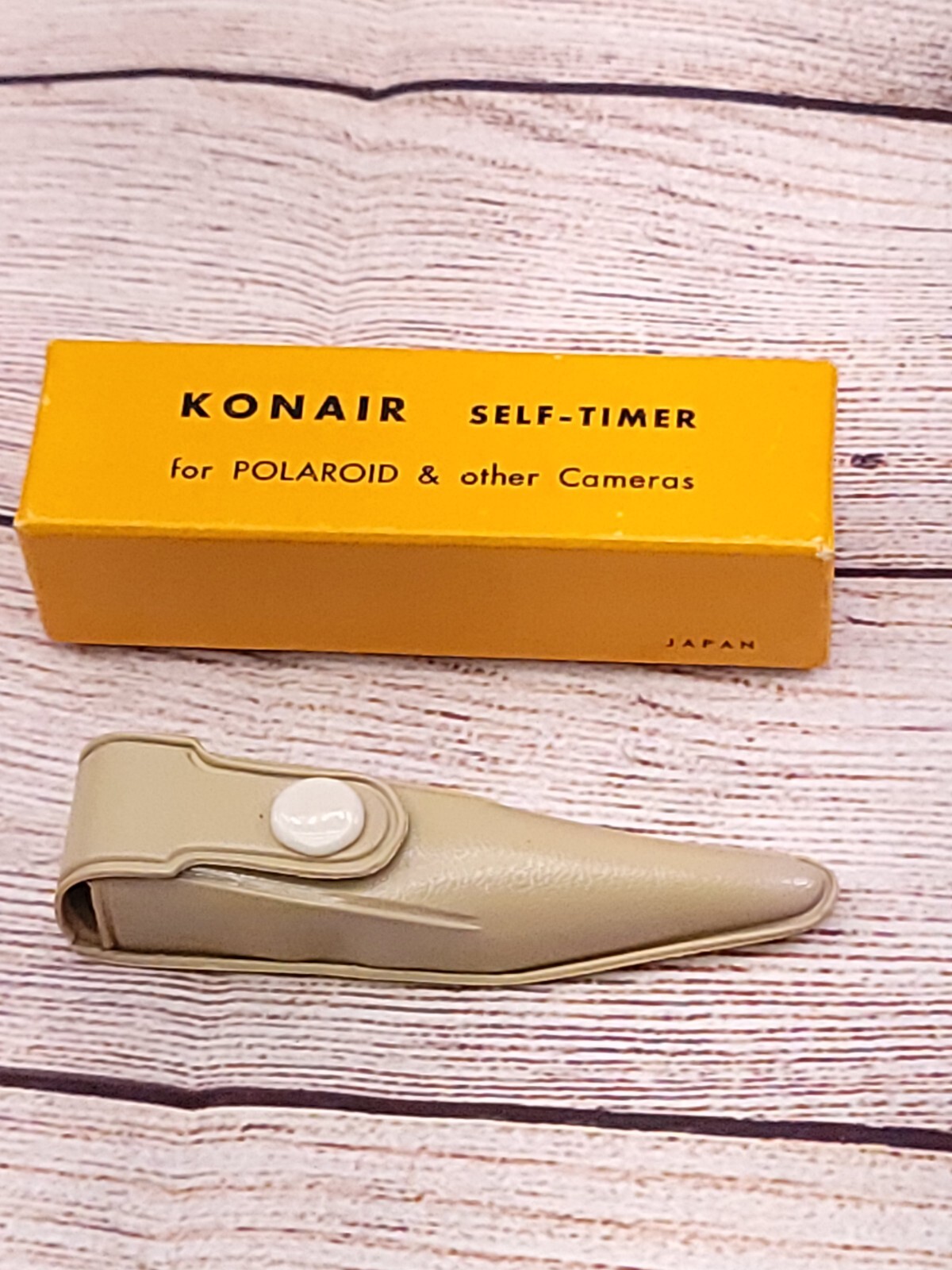 Vintage Polaroid konair Self Timer with Case Instructions Box made in Japan