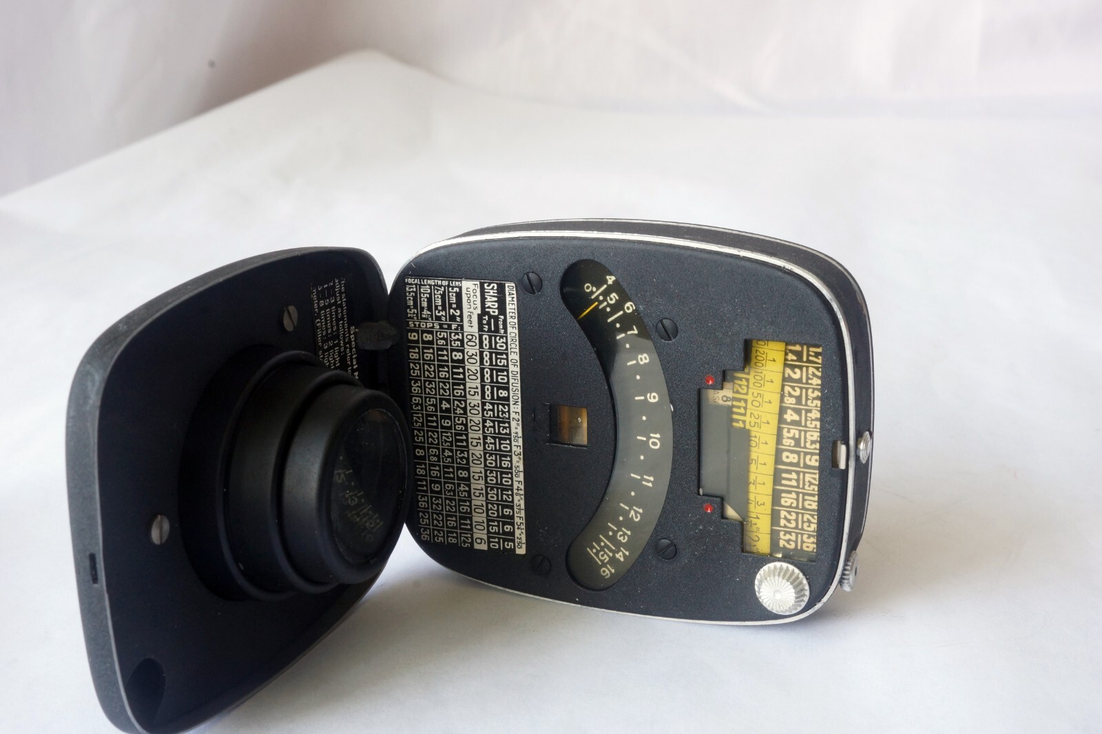 BERTRAM STANDARD LIGHT, EXPOSURE METER with Leather Case Made in Germany as is