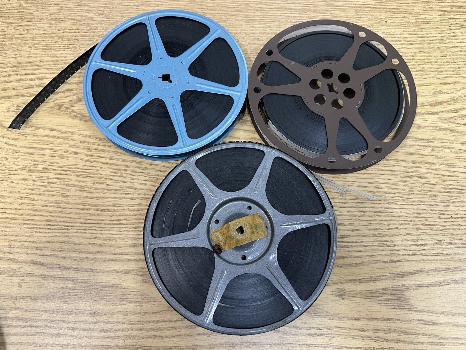3 Vintage 16mm Reels 1960s