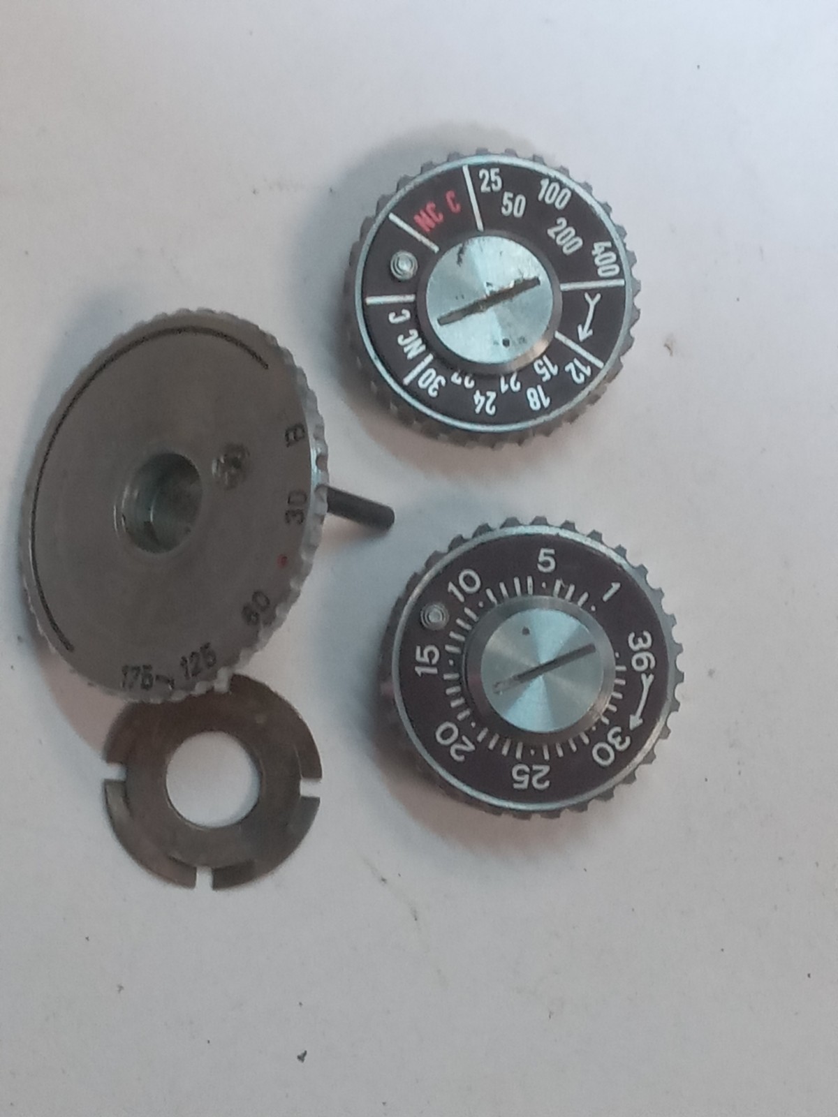 EXA 1 Ihagee Dresden Rewind, Shutter Speed, Film Counter Knob Original Used Part