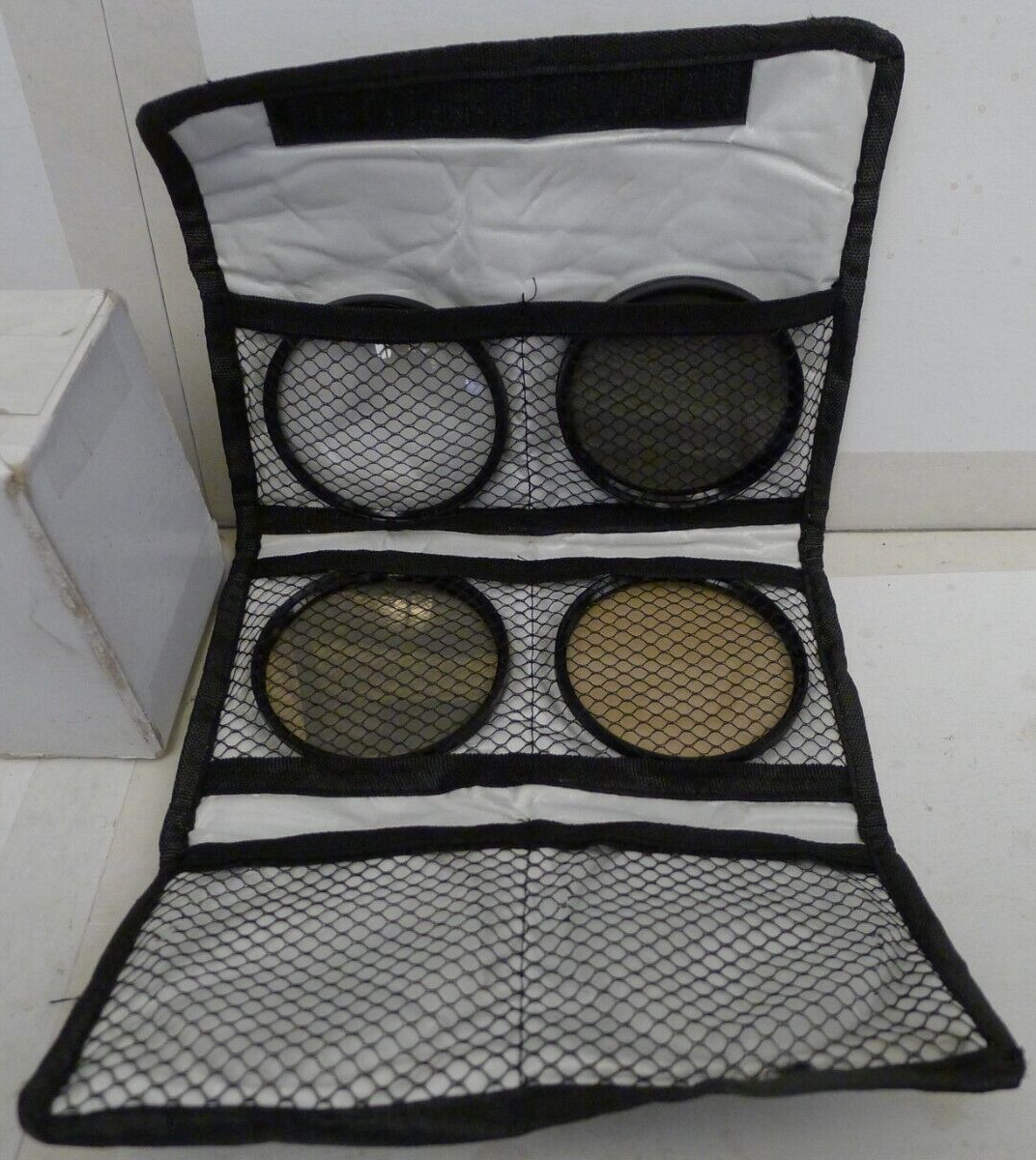 Lot of 3 Opteka HD II 72mm Filters PLUS HD II +10 Macro Lens with Case – Used