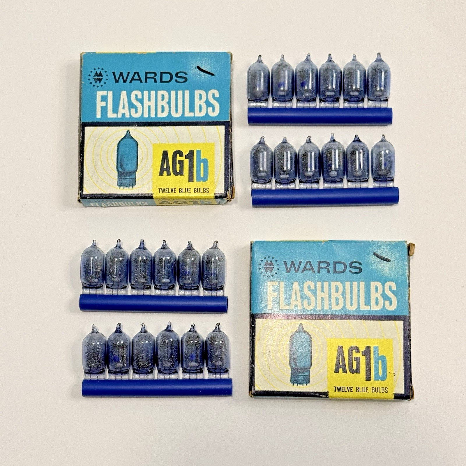 NOS 2 Boxes of 12 Each Montgomery Wards AG1B Flash Bulbs