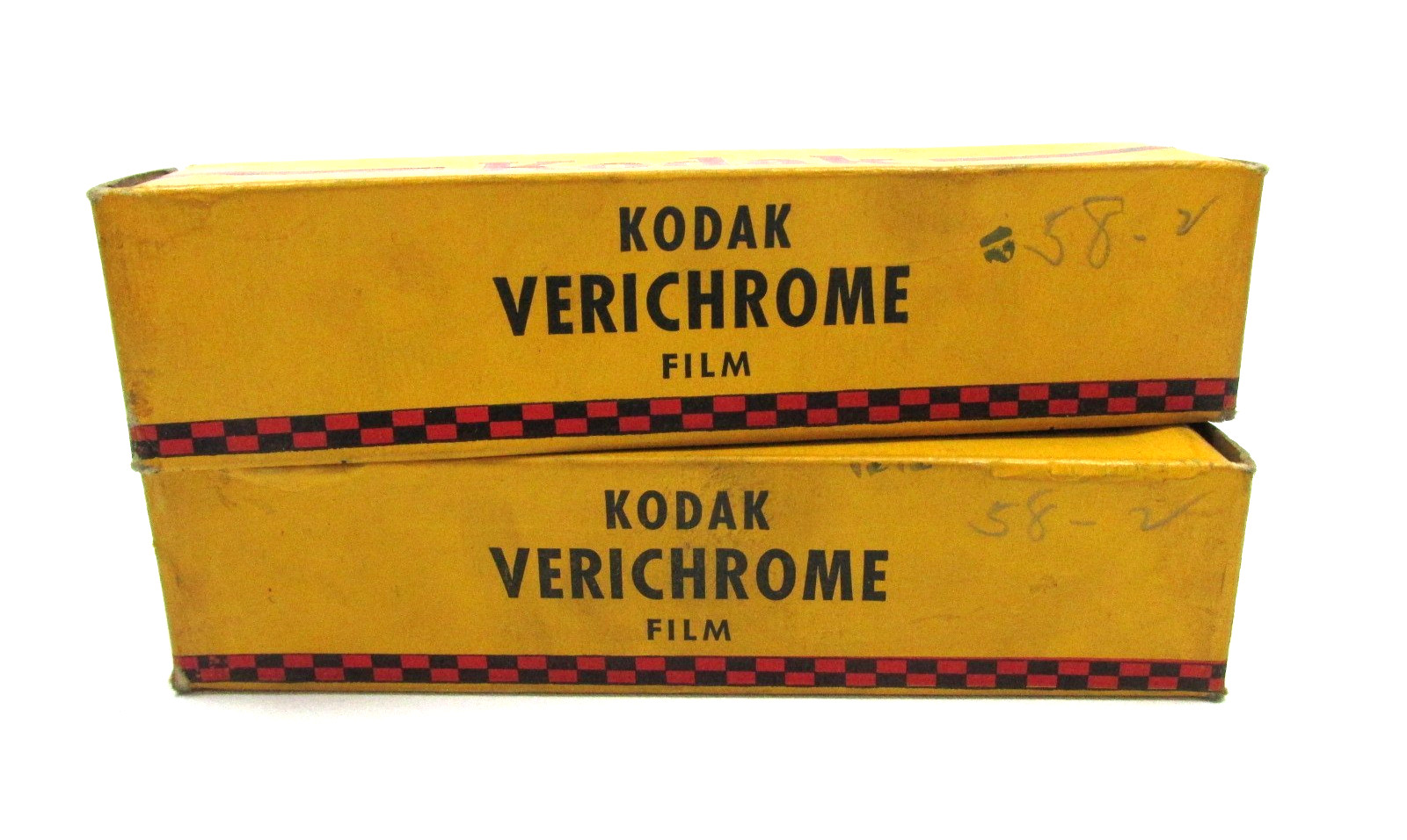 Vintage 1944 Kodak Verichrome Film V-104 Lot of 2 Sealed 5×4″