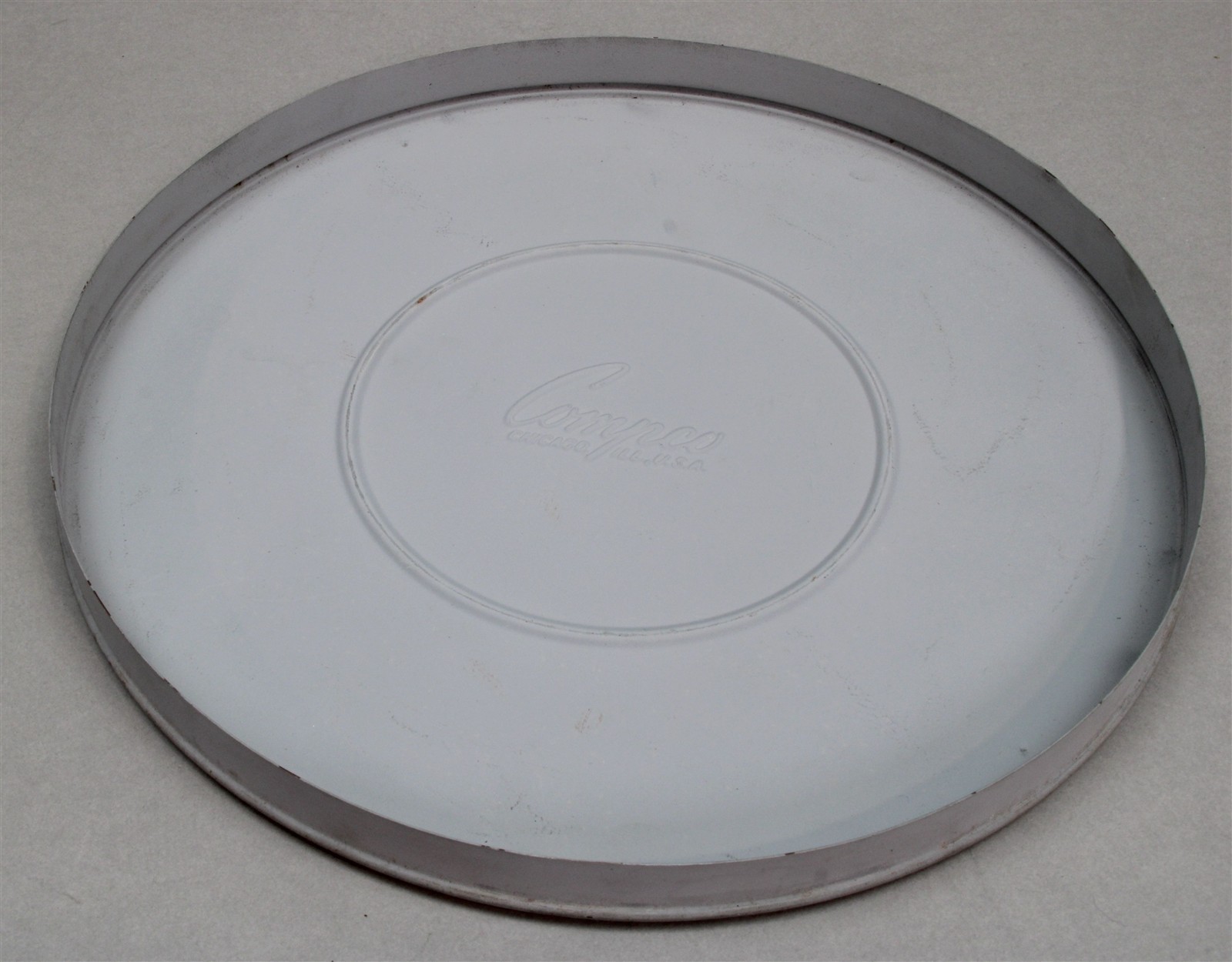 Vtg Compco 800ft 16mm Metal Movie Film Reel Canister 10-3/4″ Art Decor – No Reel